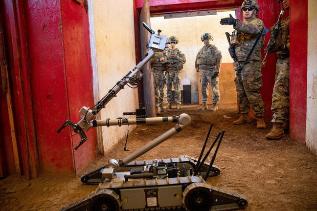 US Army handout pic of its JUDI conversational robot