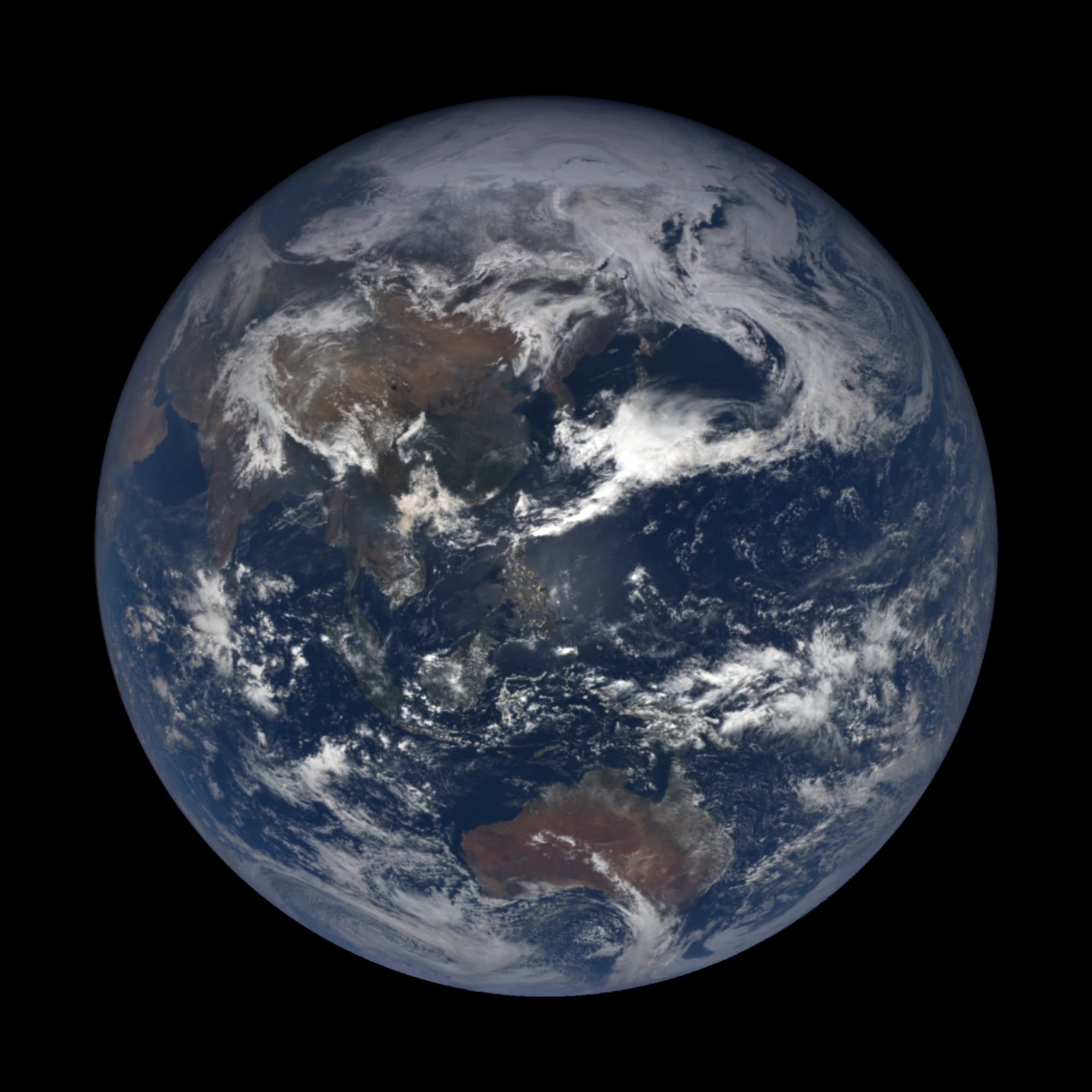 The Earth, captured from space in 2019, in all its life-filled glory.